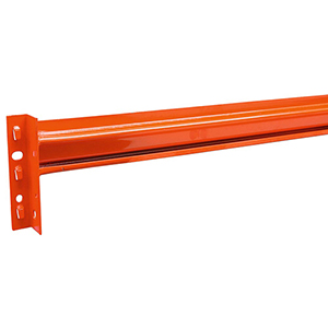 Auflageträger für Weitspannregale, Länge 2700 mm, Z-Profil 99x30x1,5 mm, RAL 2004 reinorange, Fachlast Träger 700 kg