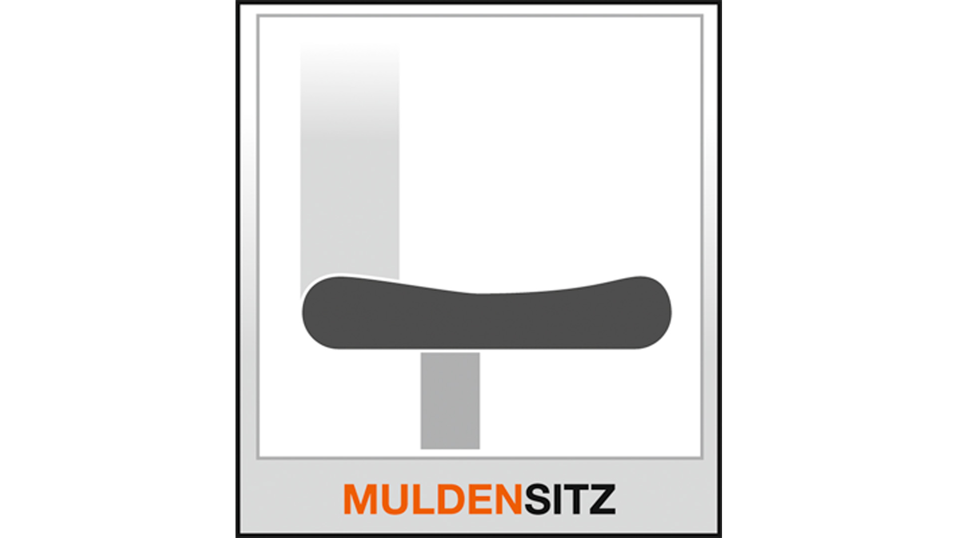 Drehstuhl mit offener Rückenschale, Muldensitz,Synchronmechanik, Polyamid-Fußkreuz,Sitzh. 42-57 cm, Sitzb. 48 cm, Sitzt. 48 cm, schwarz