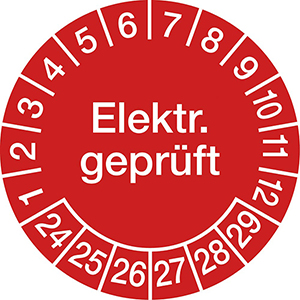 Prüfplakette