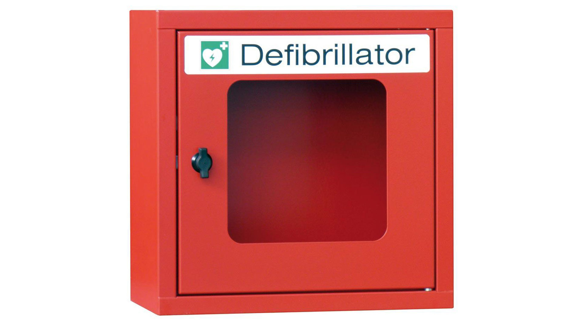 Defibrillatorenschrank mit akustischem Alarm