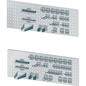 Lochplattenhaken-Set, 40-teilig