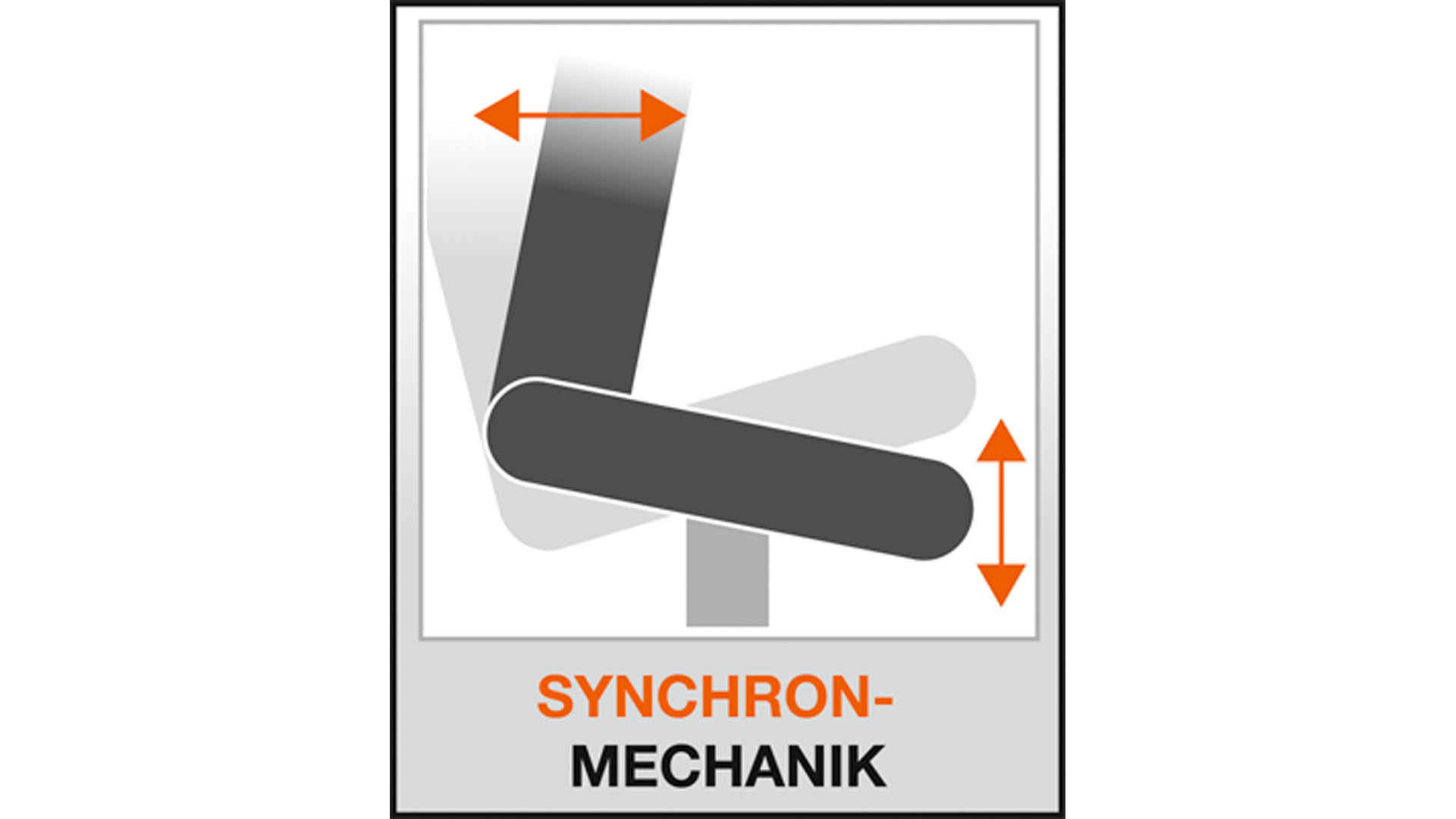 Bürodrehstuhl bis 150 kg, Sitz-BxTxH 520x500-580x490-620 mm, Lehnenh. 650 mm, Synchronm., Sitztiefenverstellung, schwarz