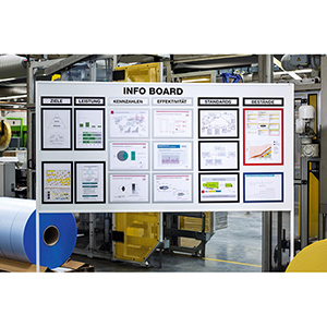 Inforahmen für Überschriften, magnetisch, für DIN A4/A5, BxH 236x66 mm, schwarz, VE 10 Stück