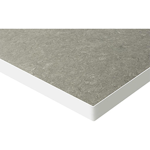 Werktisch, Grundtisch, Unterbau 45x45 mm, Platte Linoleum, BxTxH 750x800x825 mm, RAL 7035