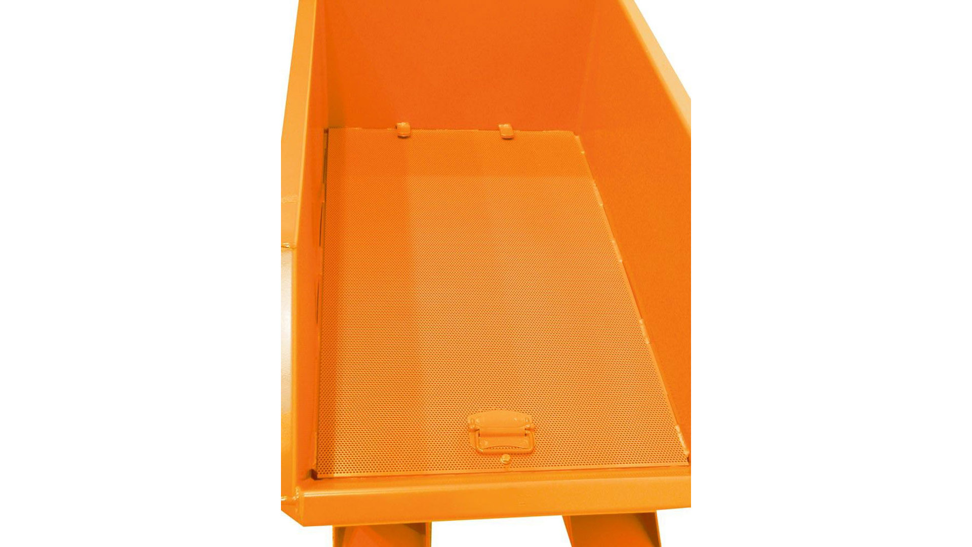 Späne-Kippbehälter für Routenzüge - Volumen 300 l - Traglast 750 kg - 530 x 875 x 1.230 mm (HxBxT) - resedagrün