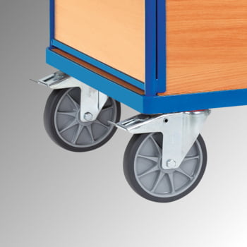 Fetra - Vierwandwagen - 600 kg Traglast - 990 x 809 x 1.380 mm (HxBxT) - Holzwände