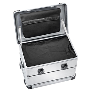 Deckeltasche groß, für Mobile Universal-Aluminium Kiste ab Innenmaß BxT 550x350 mm, BxTxH ca. 420x260x40 mm