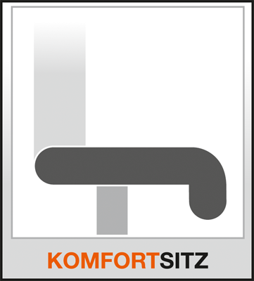 Designer-Bürostuhl, Wipp-Synchron-Mechanik, Alu-Fußkreuz, Sitzh. 450-520 mm, Sitzt. 480 mm , Sitzb. 480 mm , Bonded Leder, schwarz