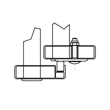 Anlegeleiter, Aluminium-Seilzugleiter - Dreiteilig - Länge 9.800 mm - Klappfüße - Aluleiter Hymer